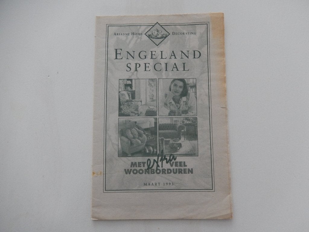 * Ariadne Engeland special woon borduren maart 1993 *, Hobby en Vrije tijd, Ophalen of Verzenden, Zo goed als nieuw, Handborduren