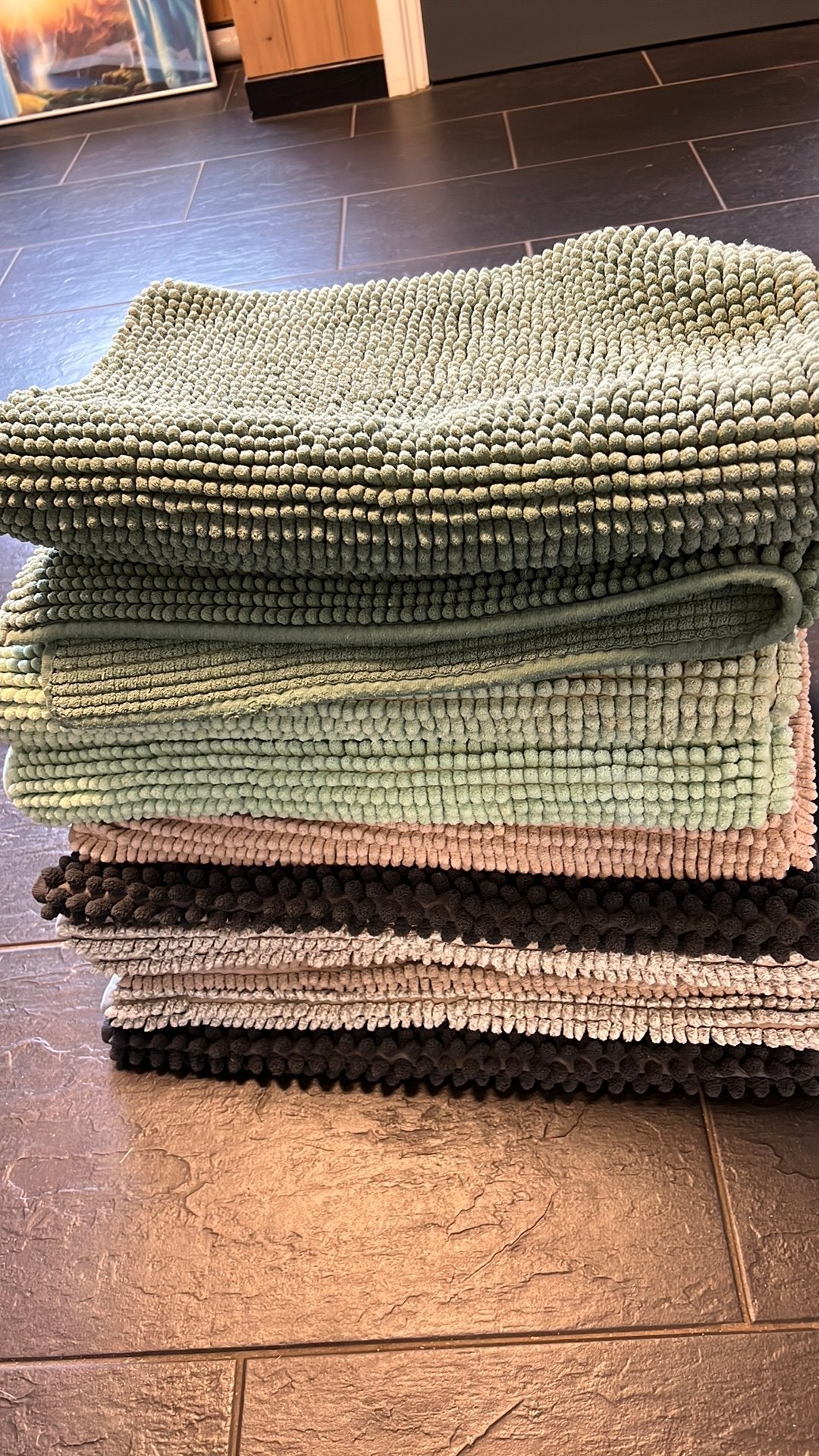 Gebruikte !!! Badmatten Chenille 100 x 60 cm, Ophalen, Gebruikt, Verzorging