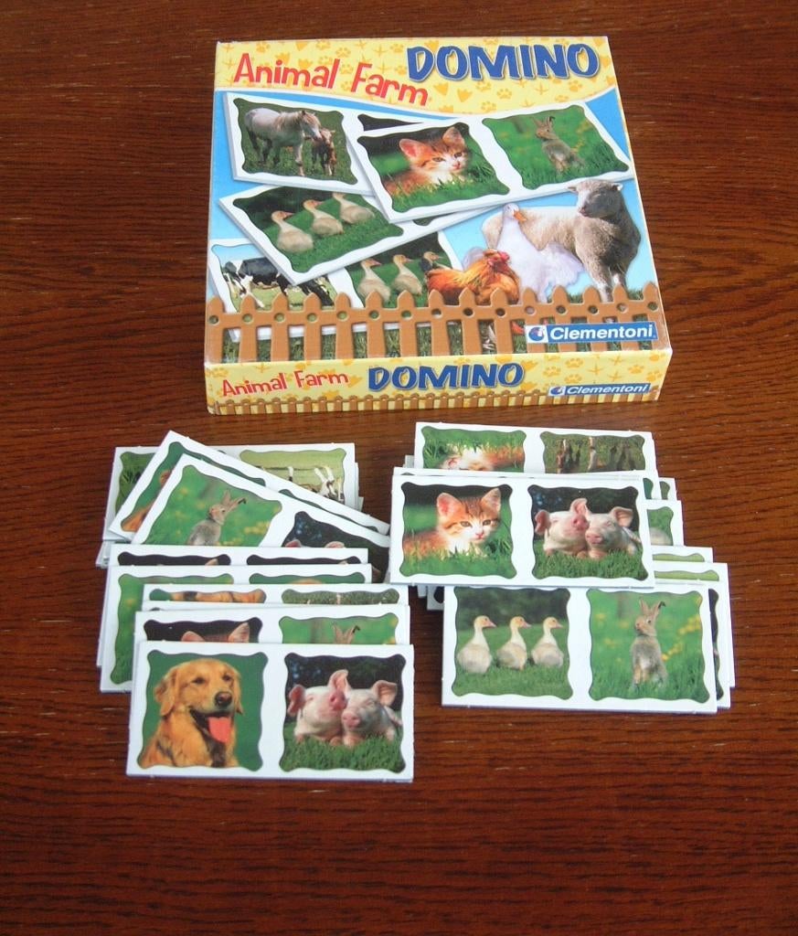 Domino Animal Farm van Clementoni, Ophalen of Verzenden