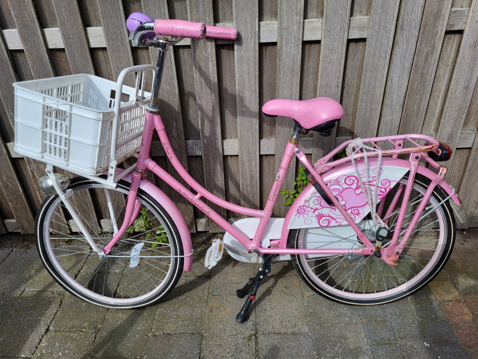 Mooie roze 24-inch meidenfiets, Ophalen, Gebruikt, 24 inch