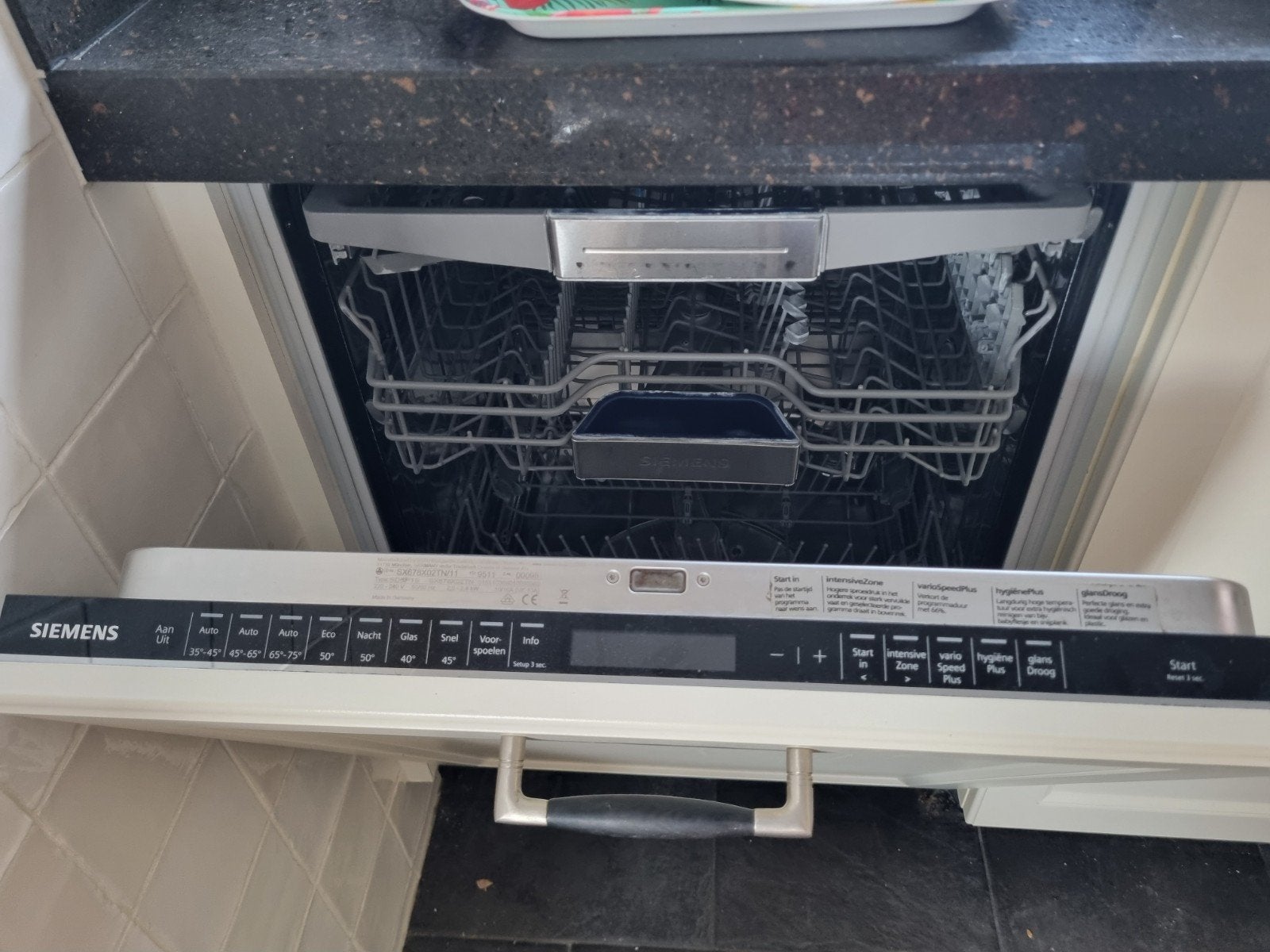 Siemens SD6P1S Vaatwasser - 2.0-2.4 kW, Ophalen, Gebruikt, Inbouw, Eco programma