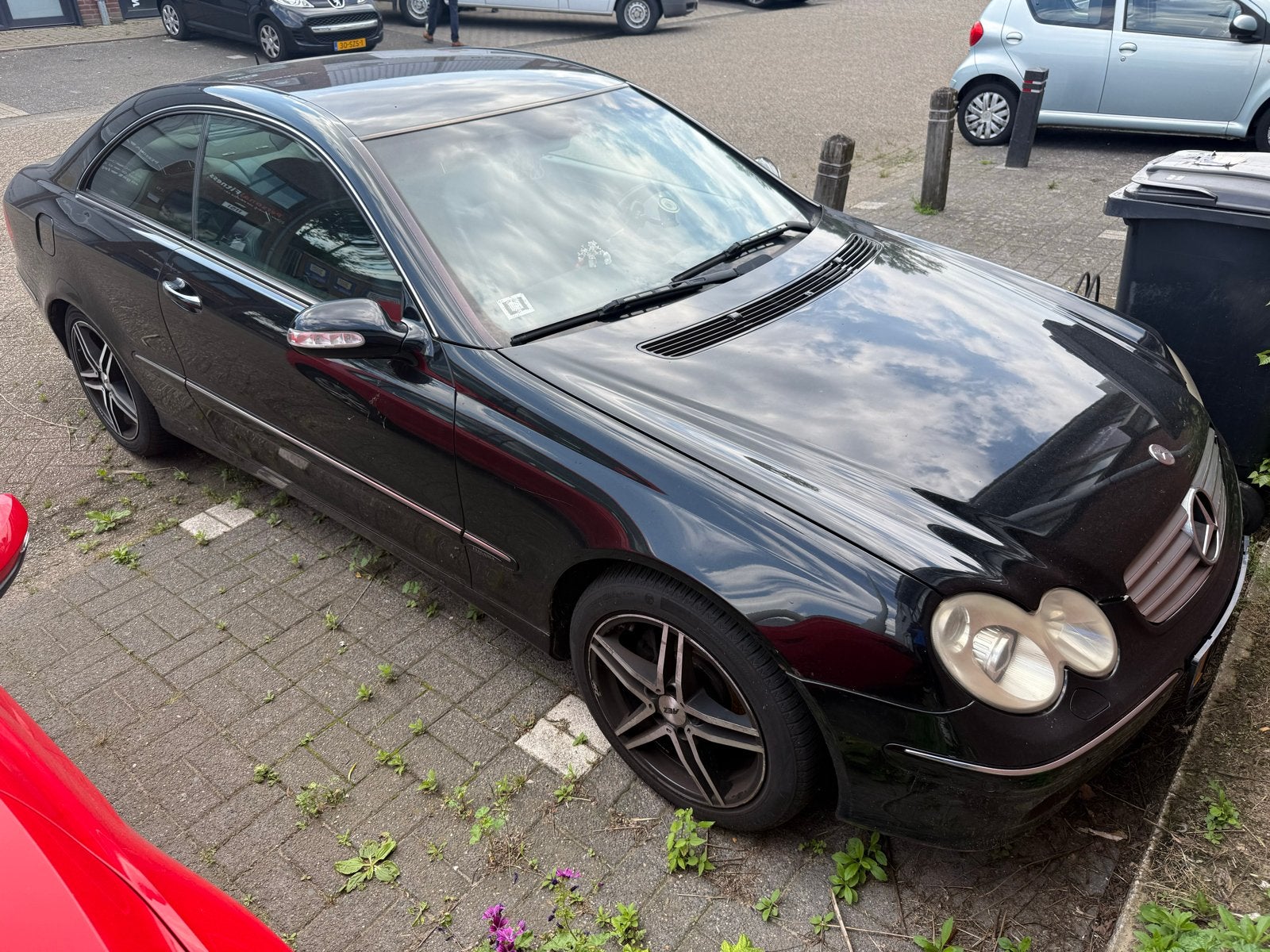 Mercedes-Benz Mercedes CLK 200 2003 Zwart, Auto diversen, Schadeauto's, Overige carrosserieën, 1796 cc, Zwart, Mercedes-Benz