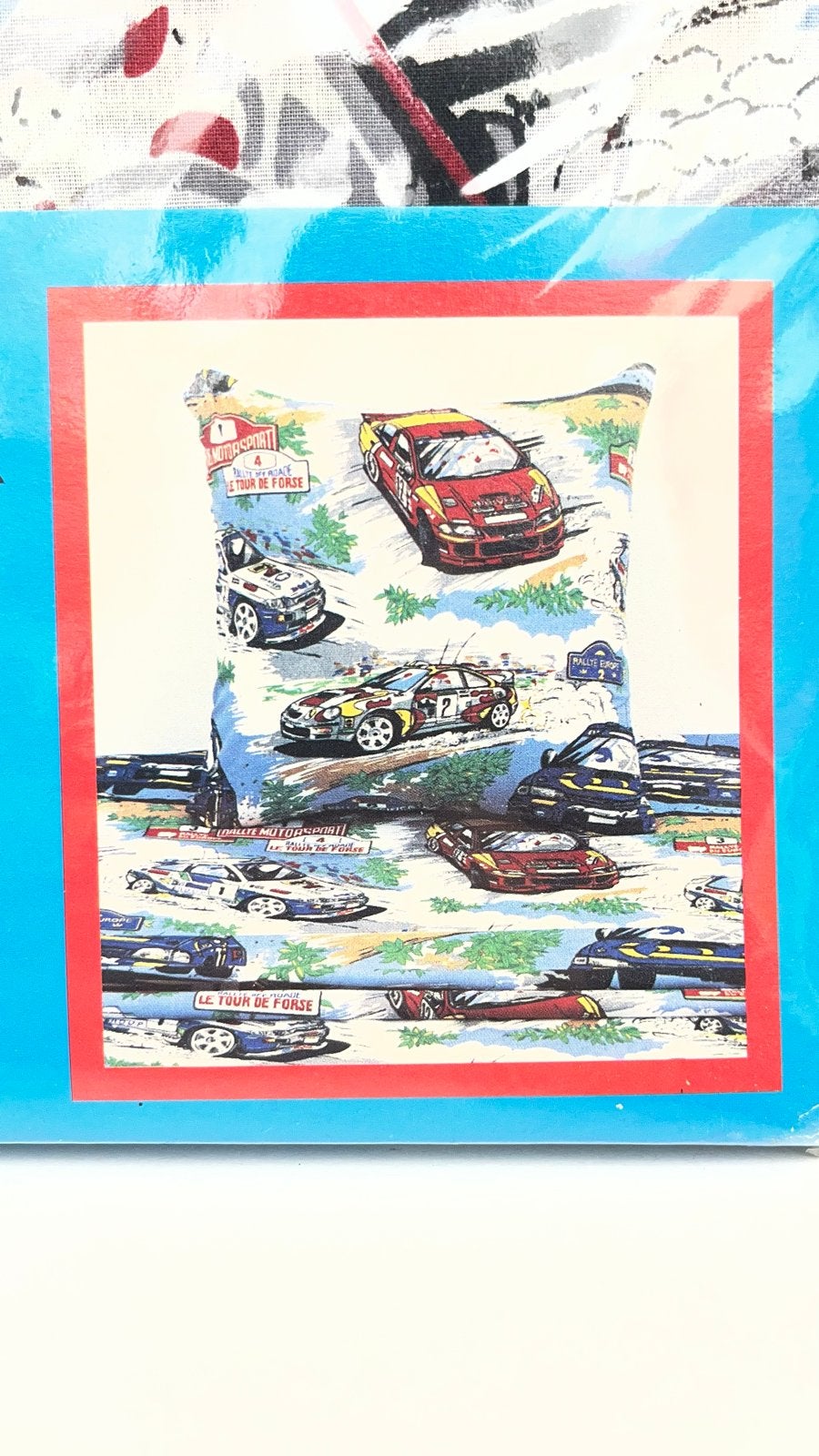 Vintage Rally Auto Dekbedovertrek Jaren 90 - NOS, Ophalen, Overige kleuren, Jongetje of Meisje, Dekbedovertrek