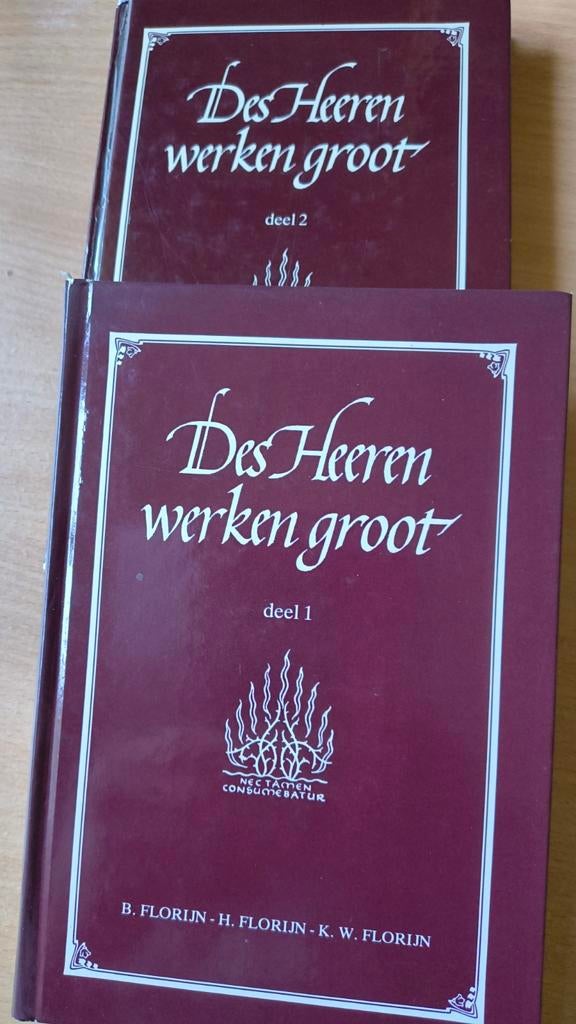Des Heeren werken groot. B-H-KW Florijn deel 1 en 2, Christendom | Protestants, Ophalen of Verzenden, Zo goed als nieuw, B-H-KW Florijn