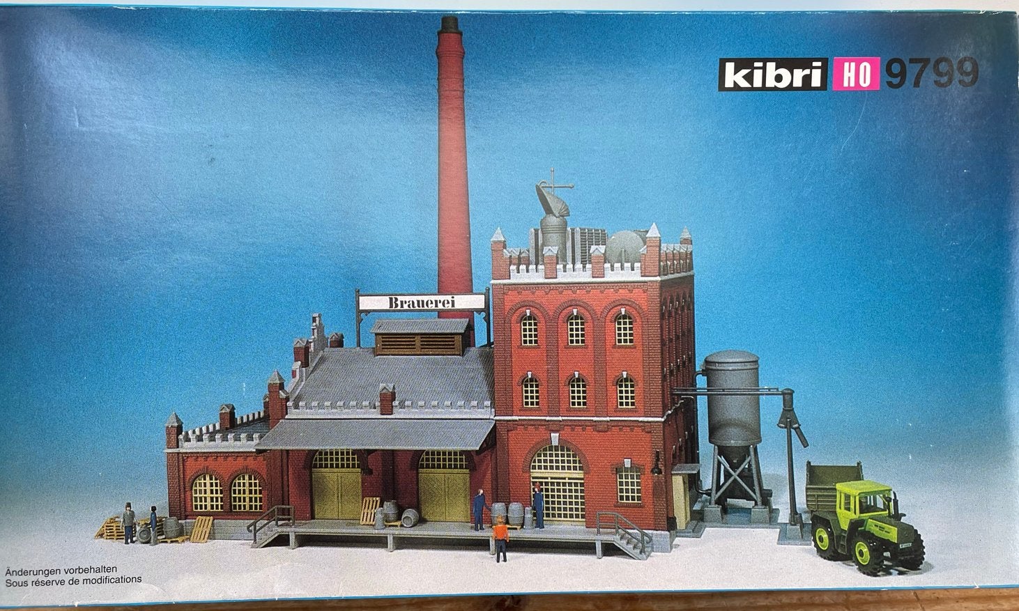Kibri HO 9799 Brouwerij modelbouw kit, Ophalen of Verzenden, Nieuw, Brug, Tunnel of Gebouw, Overige merken