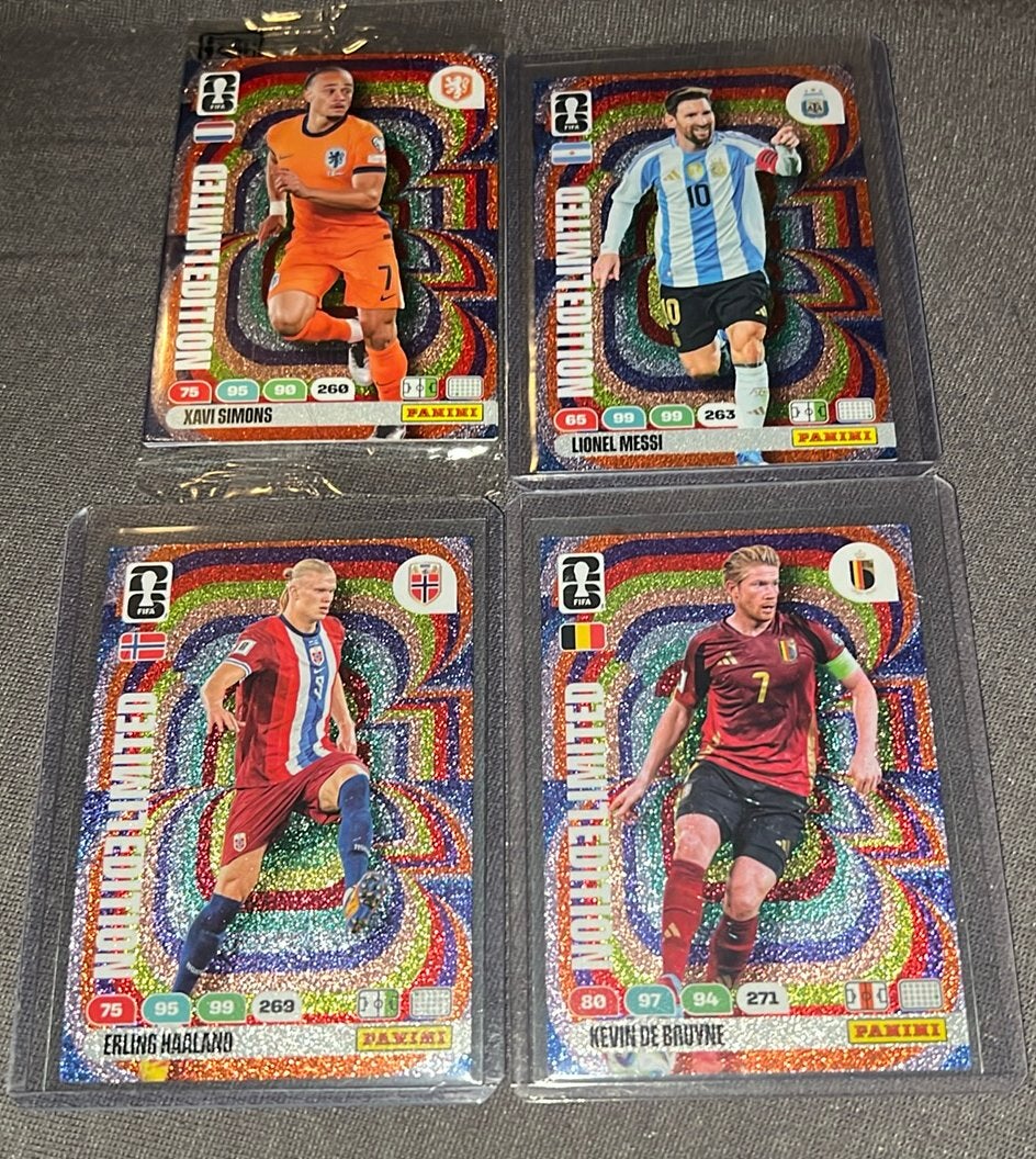 Panini Limited Edition, Ophalen of Verzenden, Zo goed als nieuw, Buitenlandse clubs, Poster, Plaatje of Sticker
