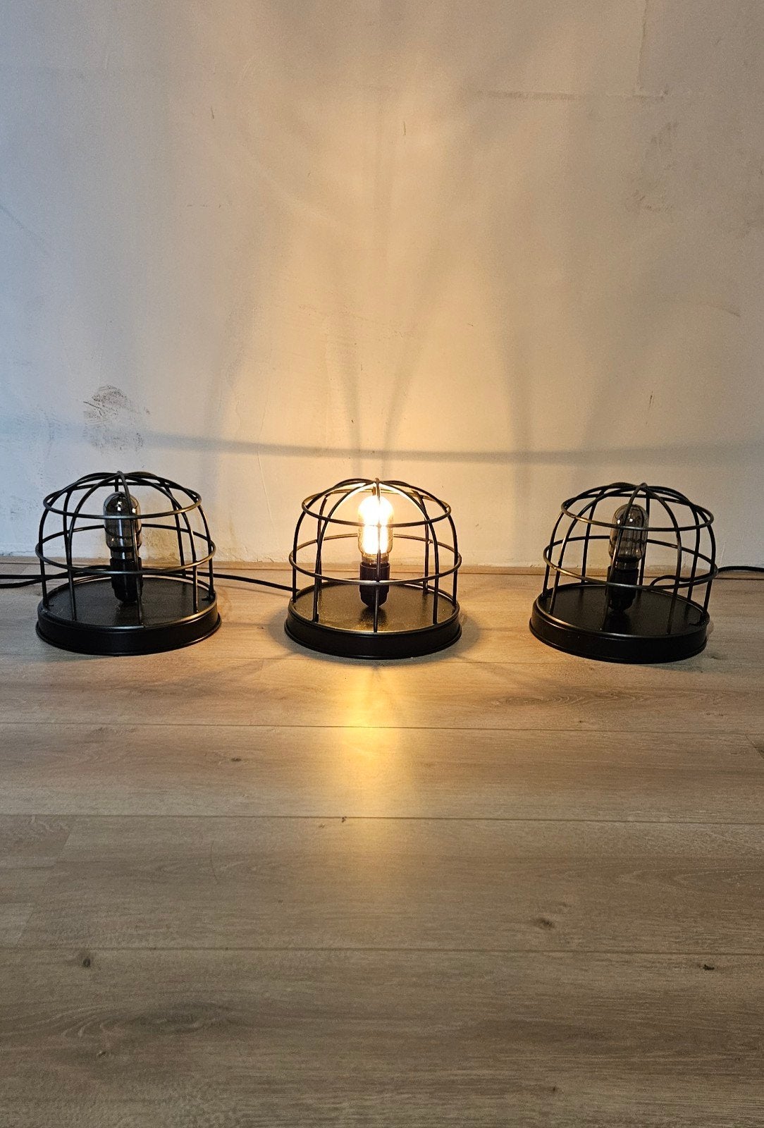 Tafellampen Industrieel, Huis en Inrichting, Zwart, Ophalen, Inclusief lichtbron, Industrieel