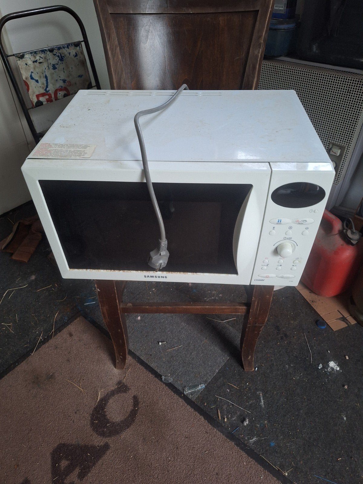 Gratis Samsung combi Magnetron - Wit, Gebruikt, Ophalen, Gebruikt, Magnetron, Draaiplateau