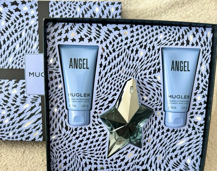 Mugler Angel EDP Geschenkset + Body Lotion - Nieuw met doos, Ophalen of Verzenden, Nieuw