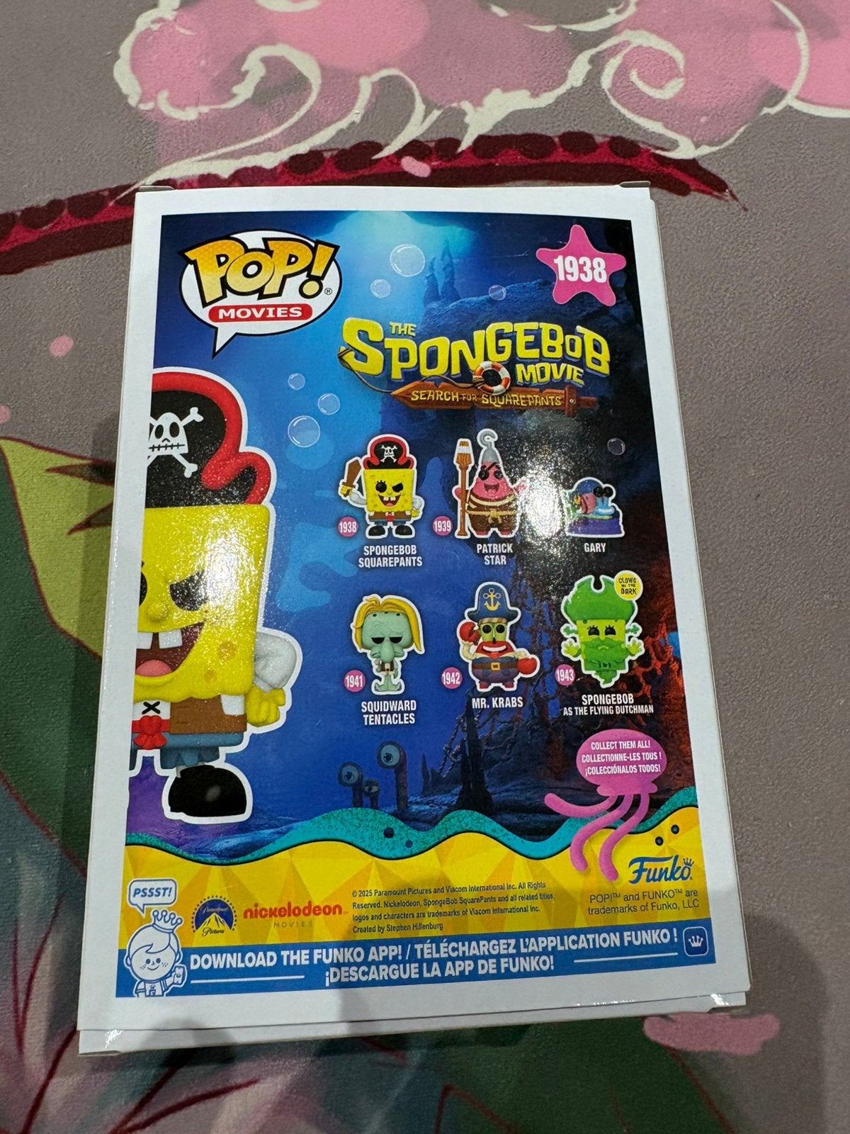 Funko Pop! Movies SpongeBob SquarePants Pirate #1938, Funko Europe, Ophalen of Verzenden, Zo goed als nieuw, 4th floor, 1 Queen Caroline St, London W6 9YN, Verenigd Koninkrijk