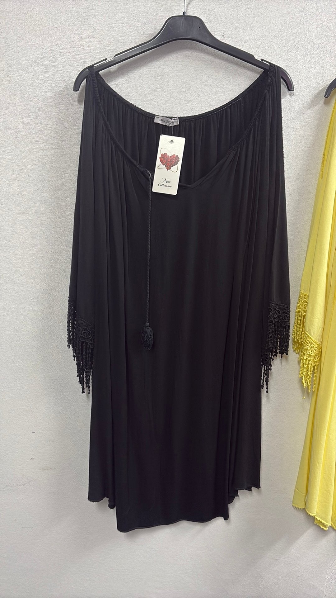 Tuniek draagbaar van 46 tm 56, Kleding | Dames, Grote Maten, Verzenden, Nieuw, Zwart, Blouse of Tuniek