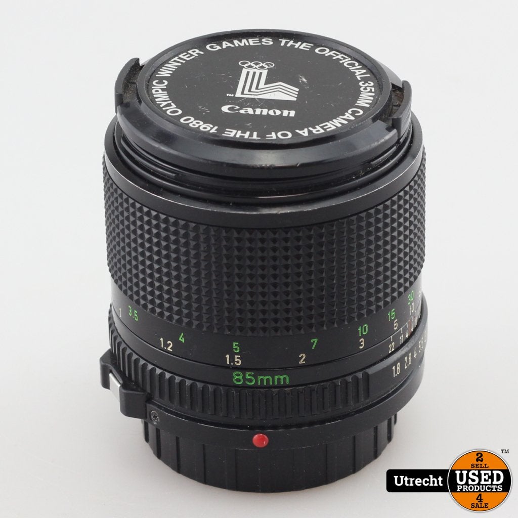 Canon FD 85mm f1.8 S.S.C. Lens, Canon, Zo goed als nieuw, Support@canon.com, 30-2, Shimomaruko 3-chome, Ohta-ku
Tokyo 146-8501
Japan