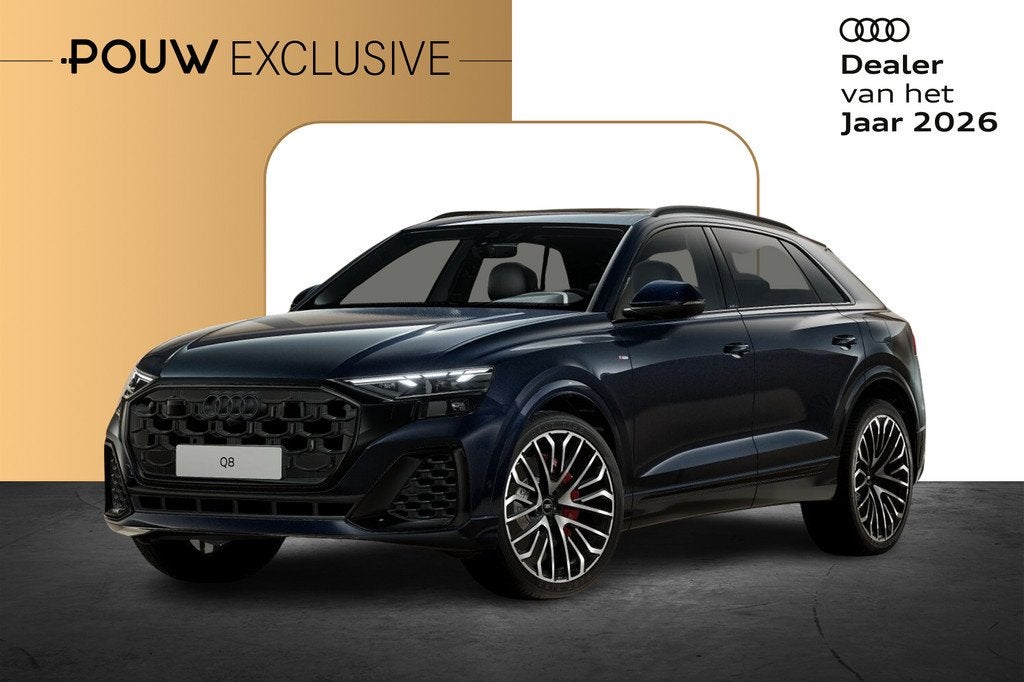 Audi Q8 55 TFSI e 394pk quattro Pro Line S | Assistentie Pak, Auto's, Audi, Automaat, 12 maanden, 26 kWh, Plug-in hybride