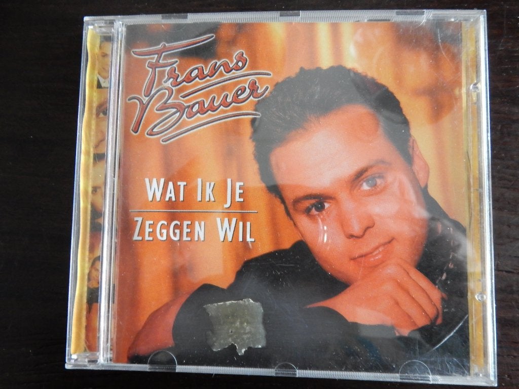 Frans Bauer - Wat ik je zeggen wil (CD), Ophalen of Verzenden, Zo goed als nieuw, Levenslied of Smartlap