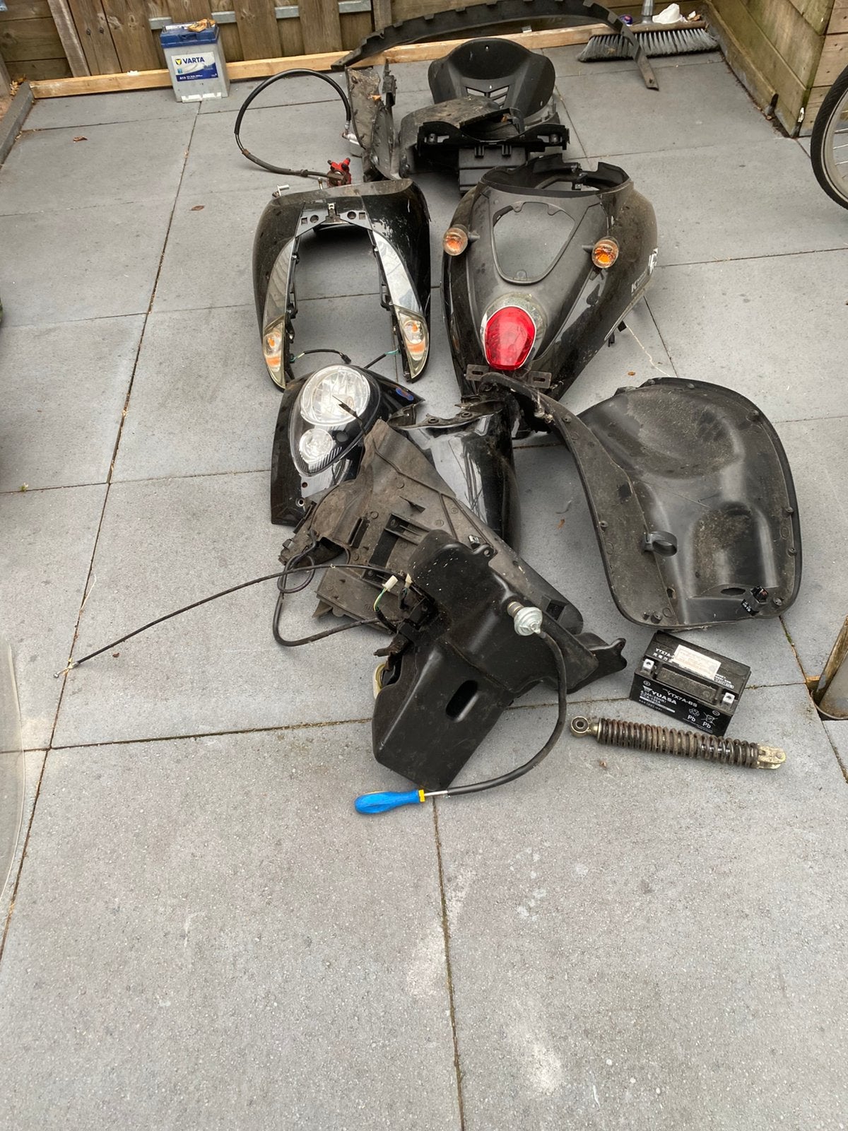Mio 100 kappenset, Ophalen, Zo goed als nieuw, Kap, Piaggio