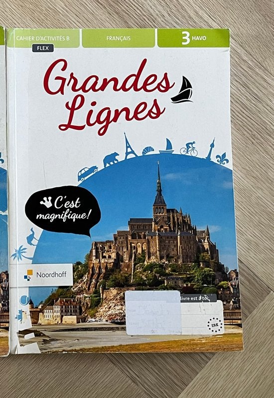 Frans havo 3 Grandes Lignes Werkboek B - Gebruikt, Ophalen of Verzenden, Gelezen, HAVO, Frans
