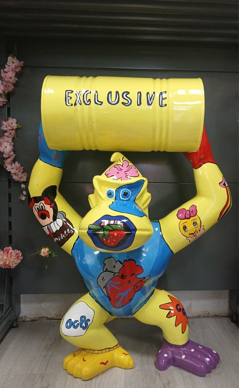 Donkey Kong Pop Art Beeld - 102 cm hoog, Ophalen
