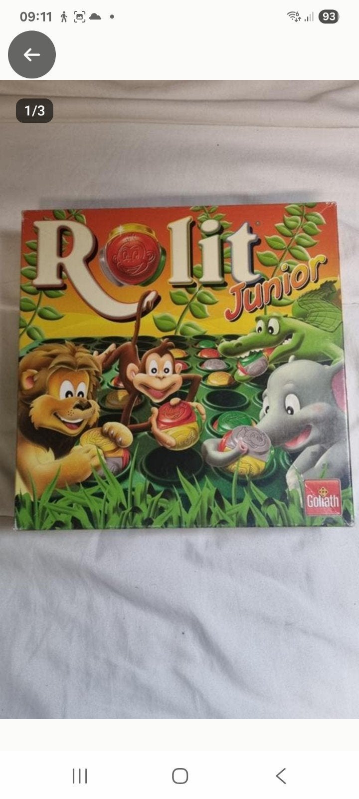 Rolit Junior spel van Goliath - Strategisch plezier!, Hobby en Vrije tijd, Gezelschapsspellen | Bordspellen, Ophalen of Verzenden