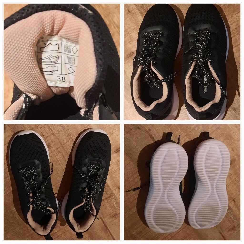 Sneaker, zwart, maat 38, Zwart, Ophalen of Verzenden, Sneakers of Gympen, Zo goed als nieuw