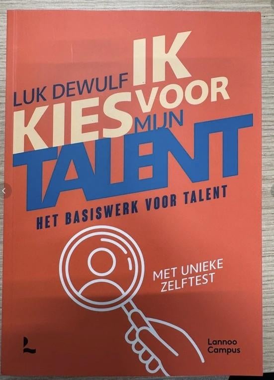Ik kies voor mijn talent" – Luk Dewulf (incl. trainingscode), Verzenden, Nieuw, School, Studie en Wetenschap