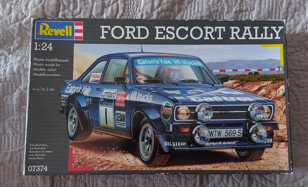 Ford Escort Rally Revell 1:24, Hobby en Vrije tijd, Modelauto's | 1:24, Ophalen of Verzenden, Zo goed als nieuw, Auto, Revell