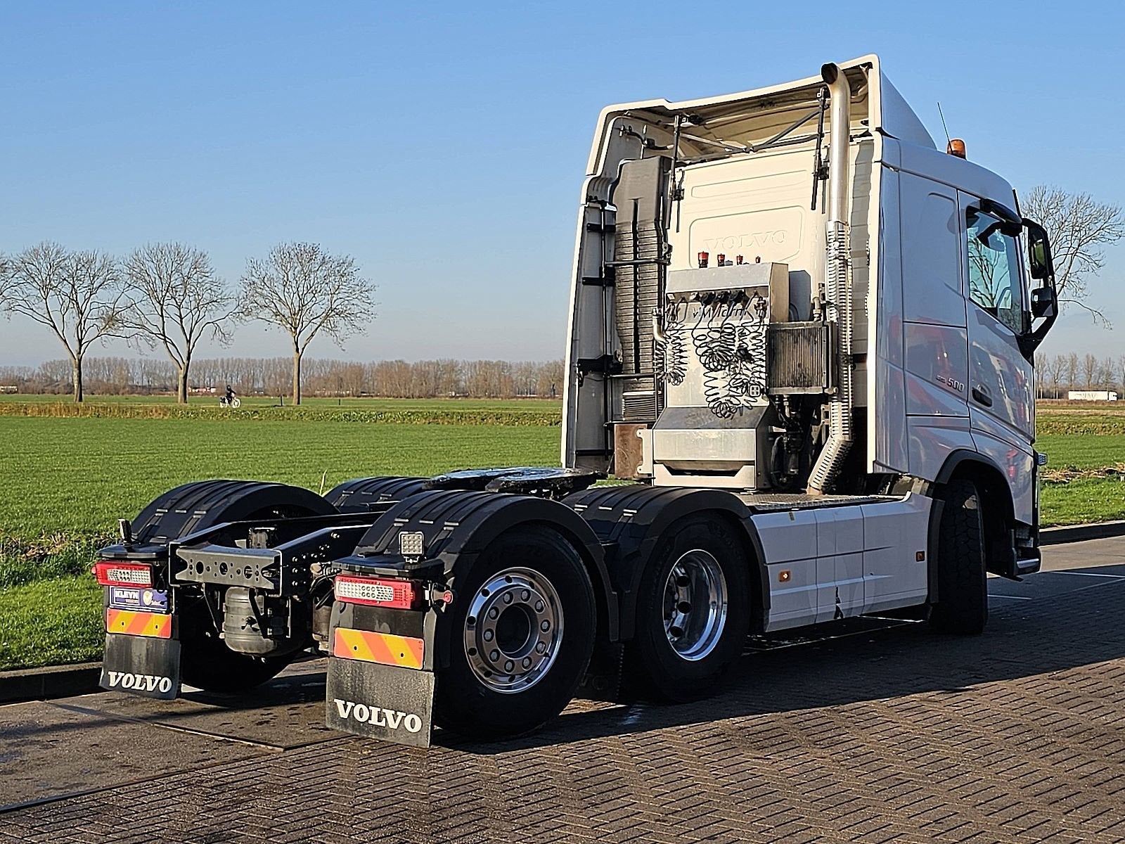 VOLVO FH 500 6x2 steered pto+hydr, Automaat, Euro 6, 510 pk, Wit