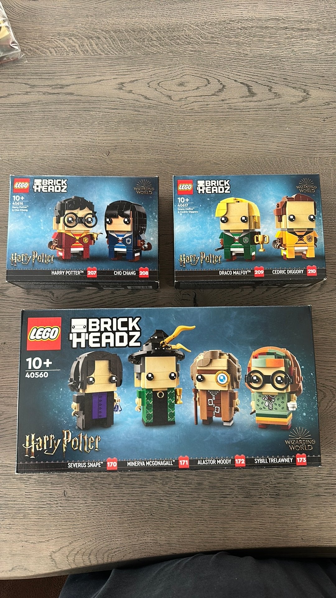 RETIRED LEGO BrickHeadz Harry Potter Sets 40560 40616 40617, Lego, Ophalen of Verzenden, Inclusief doos, Complete set