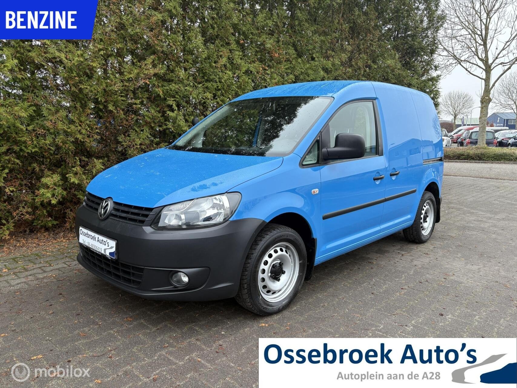 Volkswagen Caddy Benzine Airco Schuifdeur 104dkm 2012 Trekha, Voorwielaandrijving, Gebruikt, 4 cilinders, Bedrijf