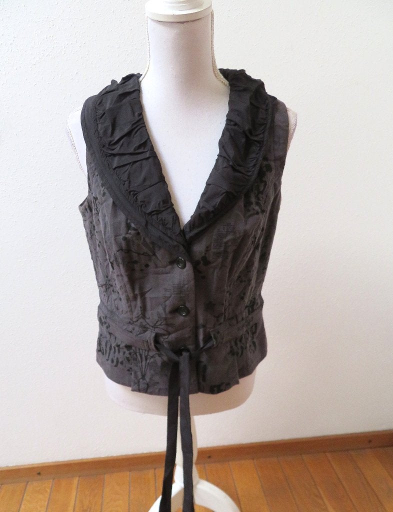 H42 TENCE apart gilet vestje zwart grijs maat 40, Maat 38/40 (M), Zwart, Tence, Ophalen of Verzenden