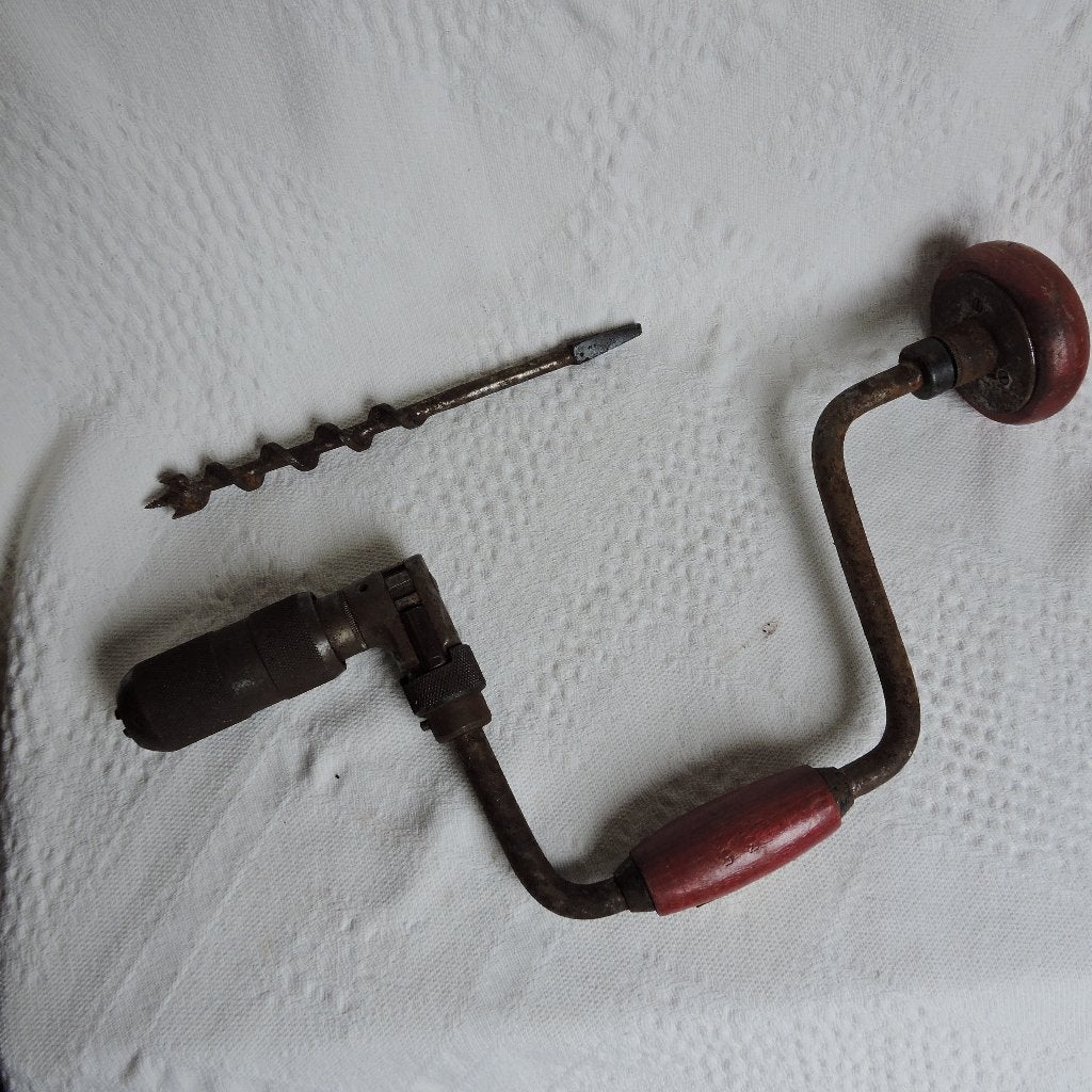 Mooie oude handboor, Antiek en Kunst, Antiek | Gereedschap en Instrumenten, Ophalen of Verzenden