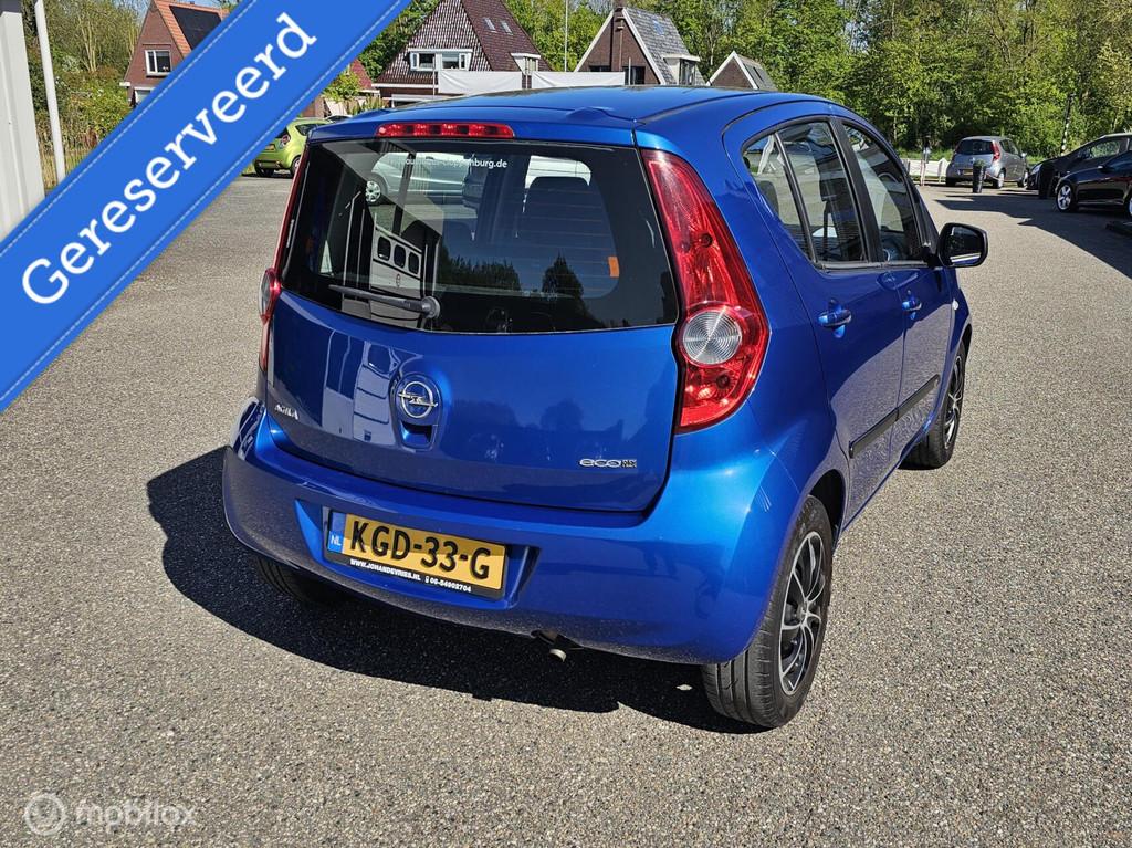Opel Agila 1.0 Selection I Airco I Electr.-pakket I Boekjes, Euro 5, Gebruikt, Blauw, Bedrijf