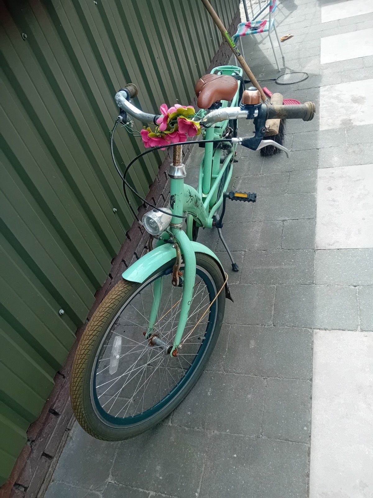 Gebruikte fiets - 24 inch meisjesfiets, Ophalen, Velgrem, Supersuper Twist, Handrem