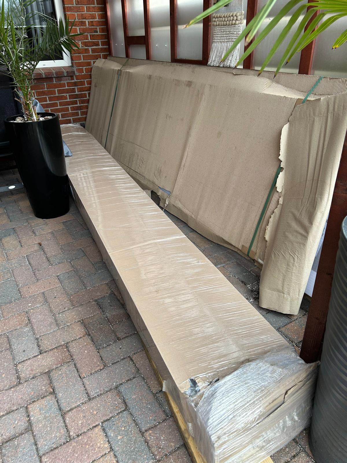 Nieuwe veranda 4x3,6 m – Antraciet, Ophalen, Nieuw, Veranda