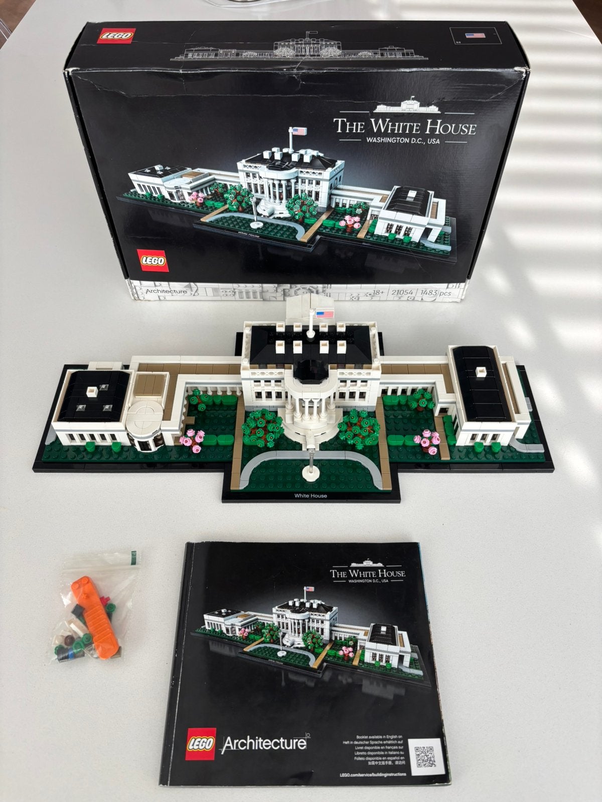 LEGO Architecture - Het Witte Huis  21054 COMPLEET, Lego, Architecture, Ophalen of Verzenden, Zo goed als nieuw