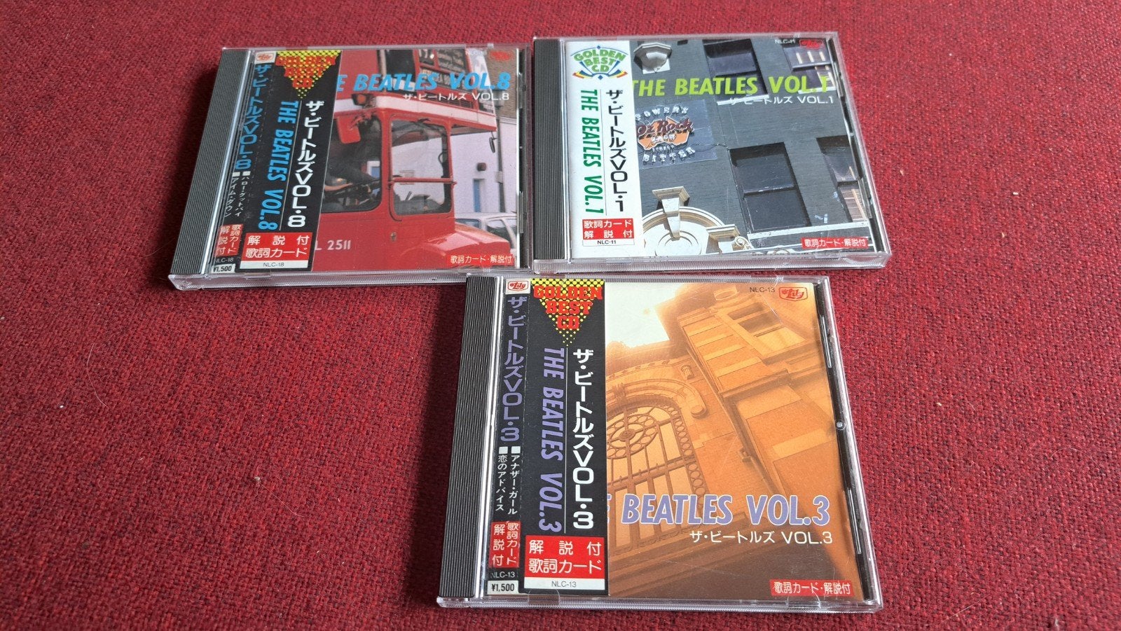 Beatles 3 Japanse cd's Volume 1, 3 en 8, Ophalen of Verzenden