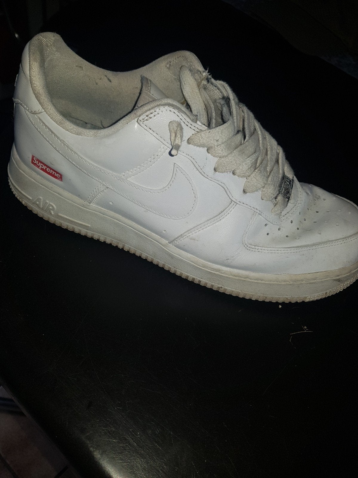 Nike Air Force 1 Low Supreme Wit - Maat 42, Kleding | Heren, Schoenen, Wit, Nike, Ophalen of Verzenden, Sneakers of Gympen