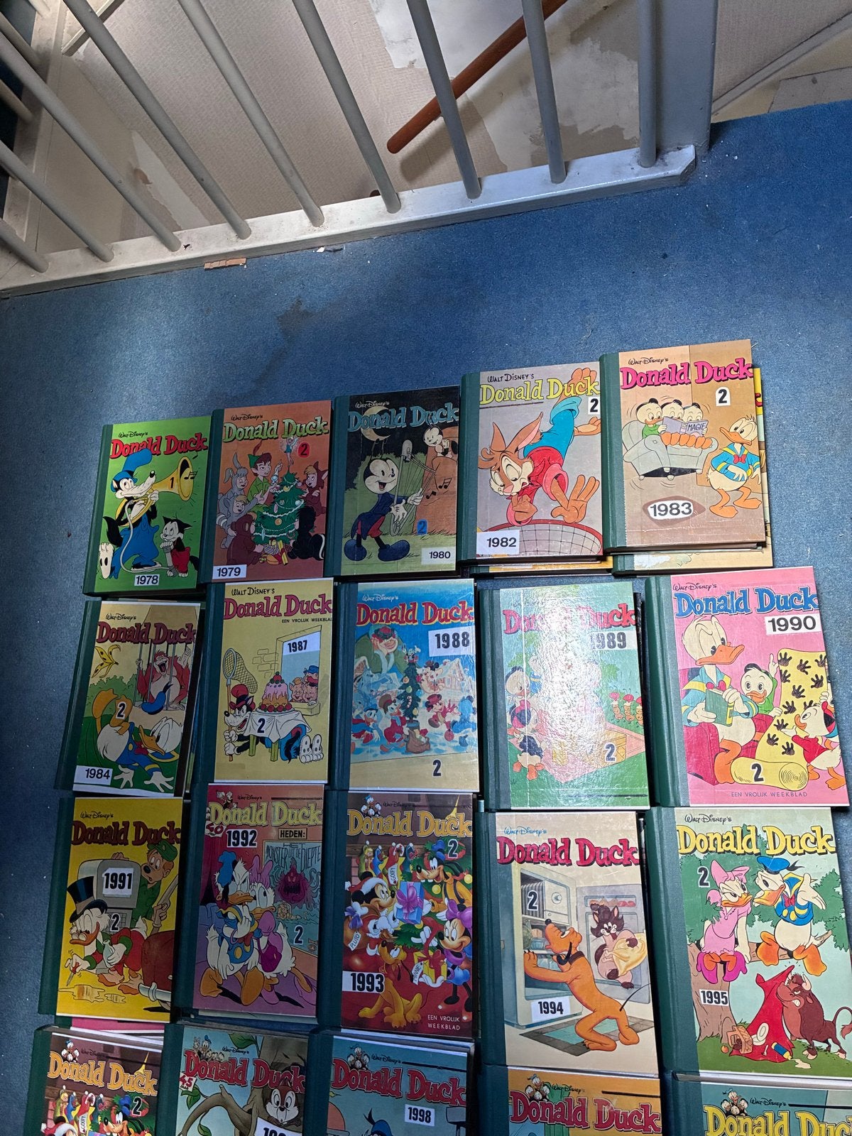 Donald Duck Jaarboeken Collectie, Boeken, Stripboeken, Meerdere stripboeken, Ophalen of Verzenden, Gelezen