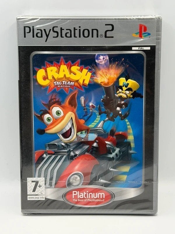 Crash Tag Team Racing PS2 PlayStation 2 Factory Sealed PAL, 1 speler, Racen en Vliegen, Ophalen of Verzenden, Sony