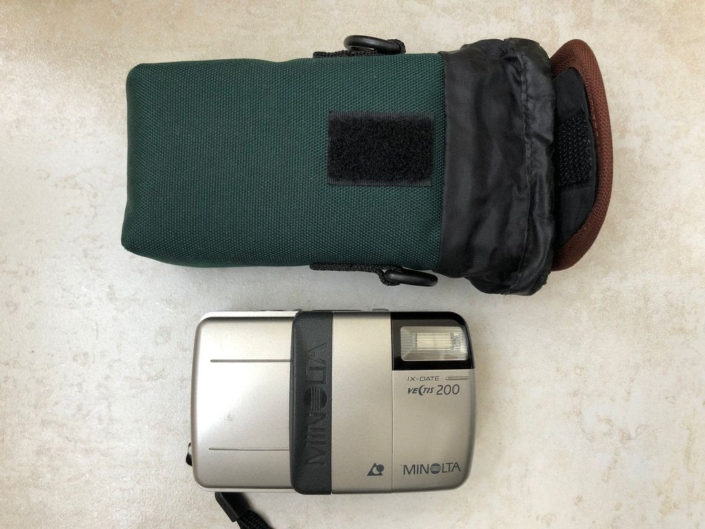 Minolta IX-Date Vectis 200 APS Camera (Analoog), Ophalen, Gebruikt, Spiegelreflex, Minolta