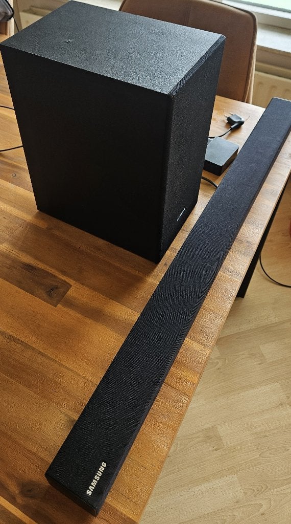 Samsung soundbar + subwoofer, Ophalen, Bluetooth, Gebruikt