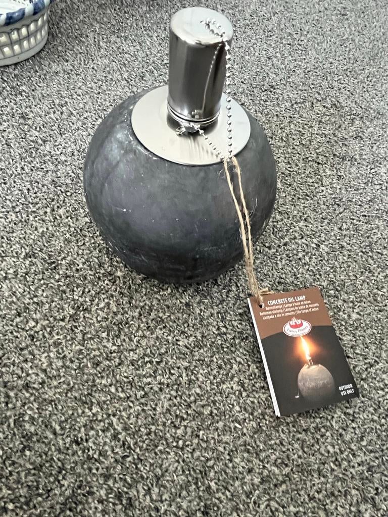Betonnen olielamp - Tuinfakkel - Nieuw, Tuin en Terras, Fakkels, Ophalen of Verzenden, Nieuw