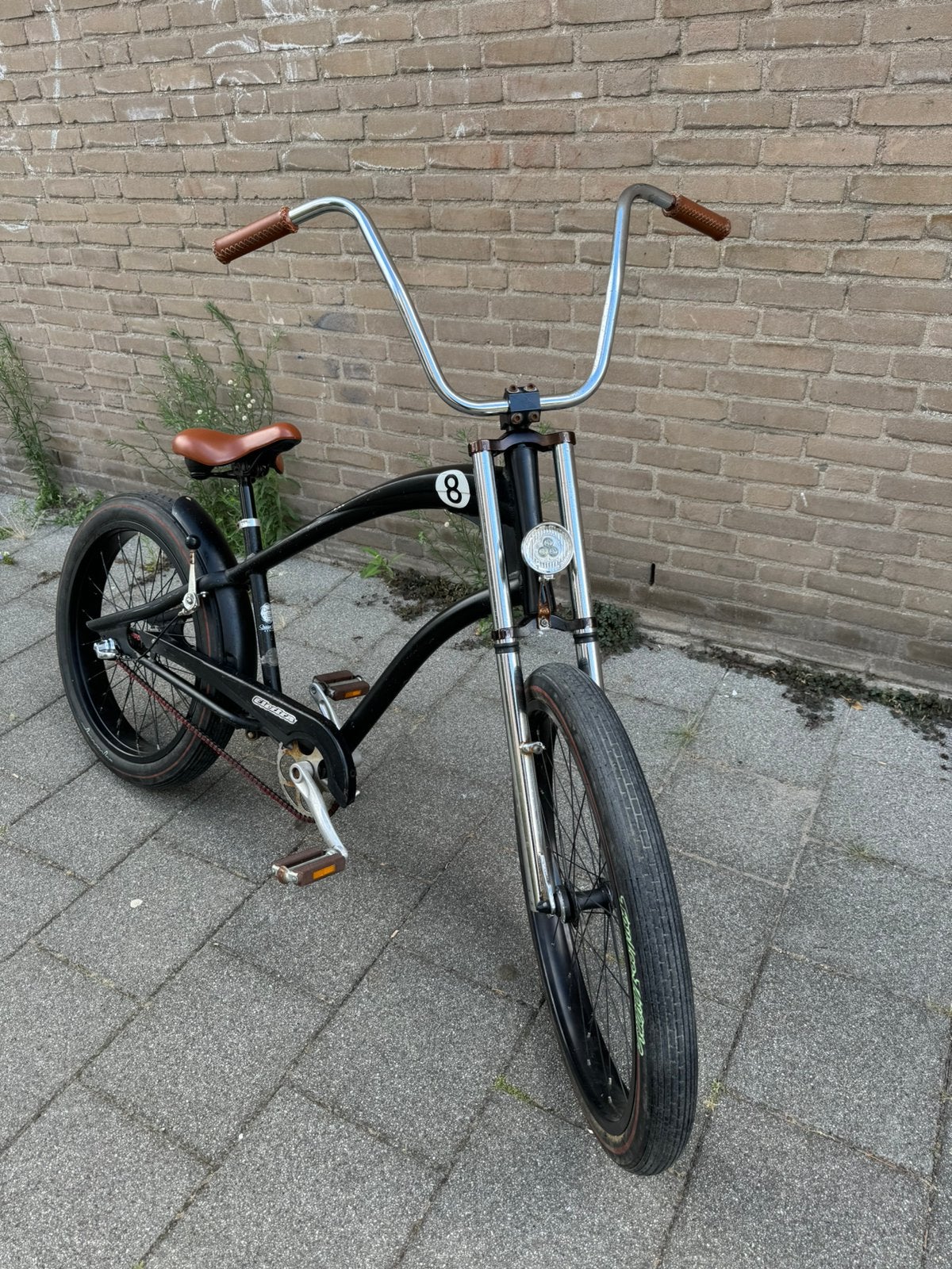 Electra straight eight Custom Chopper, Ophalen, Terugtraprem, Gebruikt, Aluminium