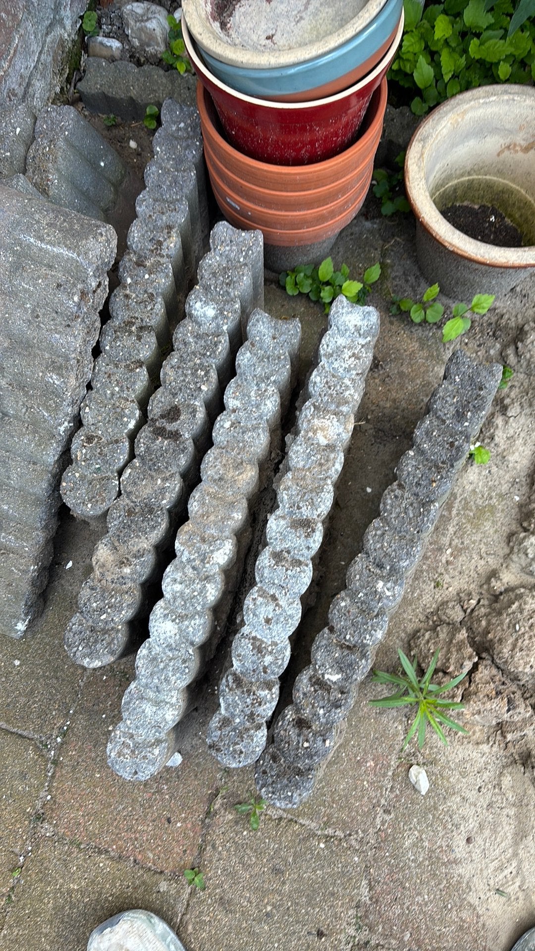 Opsluitband ca. 11 meter, Ophalen, Gebruikt, Beton, Overige typen