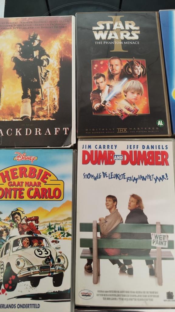 VHS-collectie: Star Wars, Dumb & Dumber, Casper en meer!, Vanaf 6 jaar, Ophalen of Verzenden, Gebruikt, Overige genres