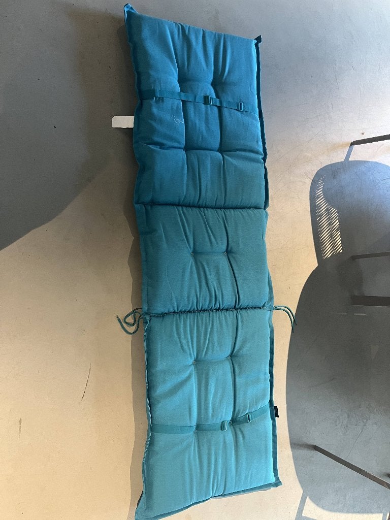 Ligbedkussen ca.200x65cm Panama aqua, Ophalen, Nieuw