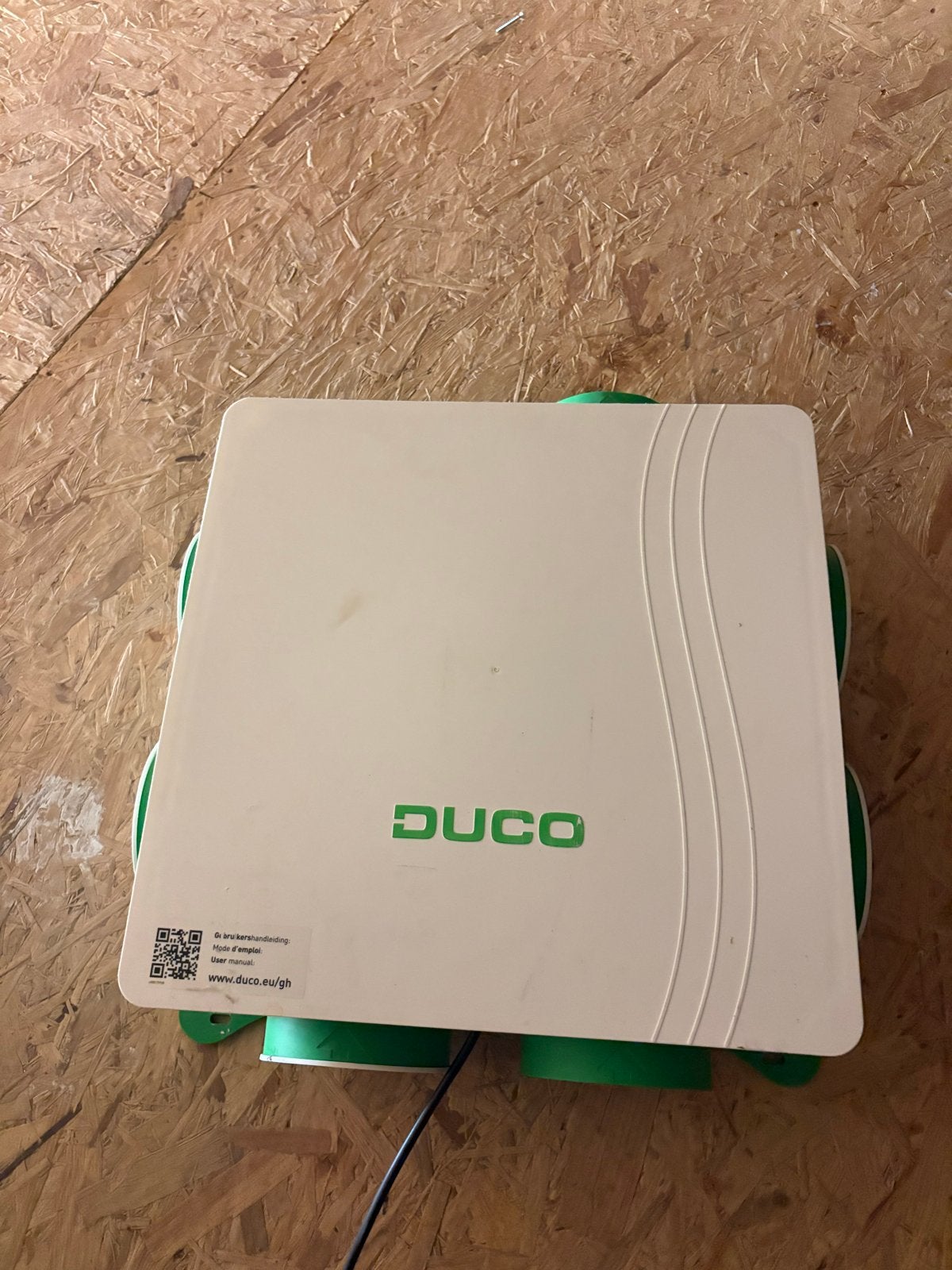 Duco DucoBox Silent mechanische ventilatie unit RF 400 m3/h, Verzenden, Gebruikt, Ventilator