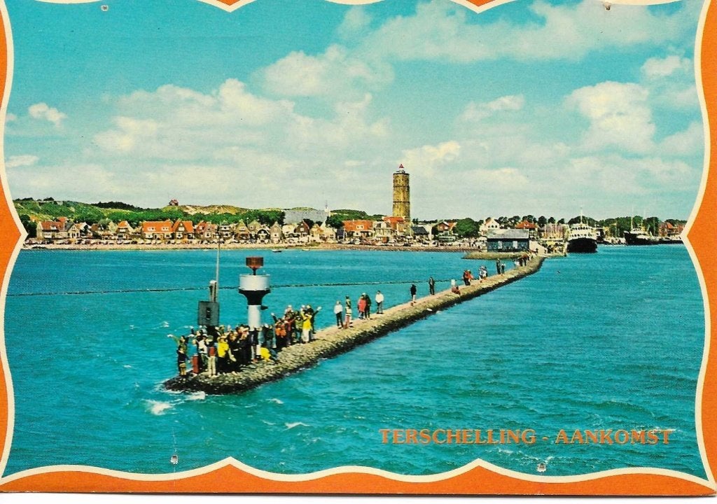 Terschelling- -Aankomst., Ophalen of Verzenden, 1960 tot 1980, Gelopen, Waddeneilanden