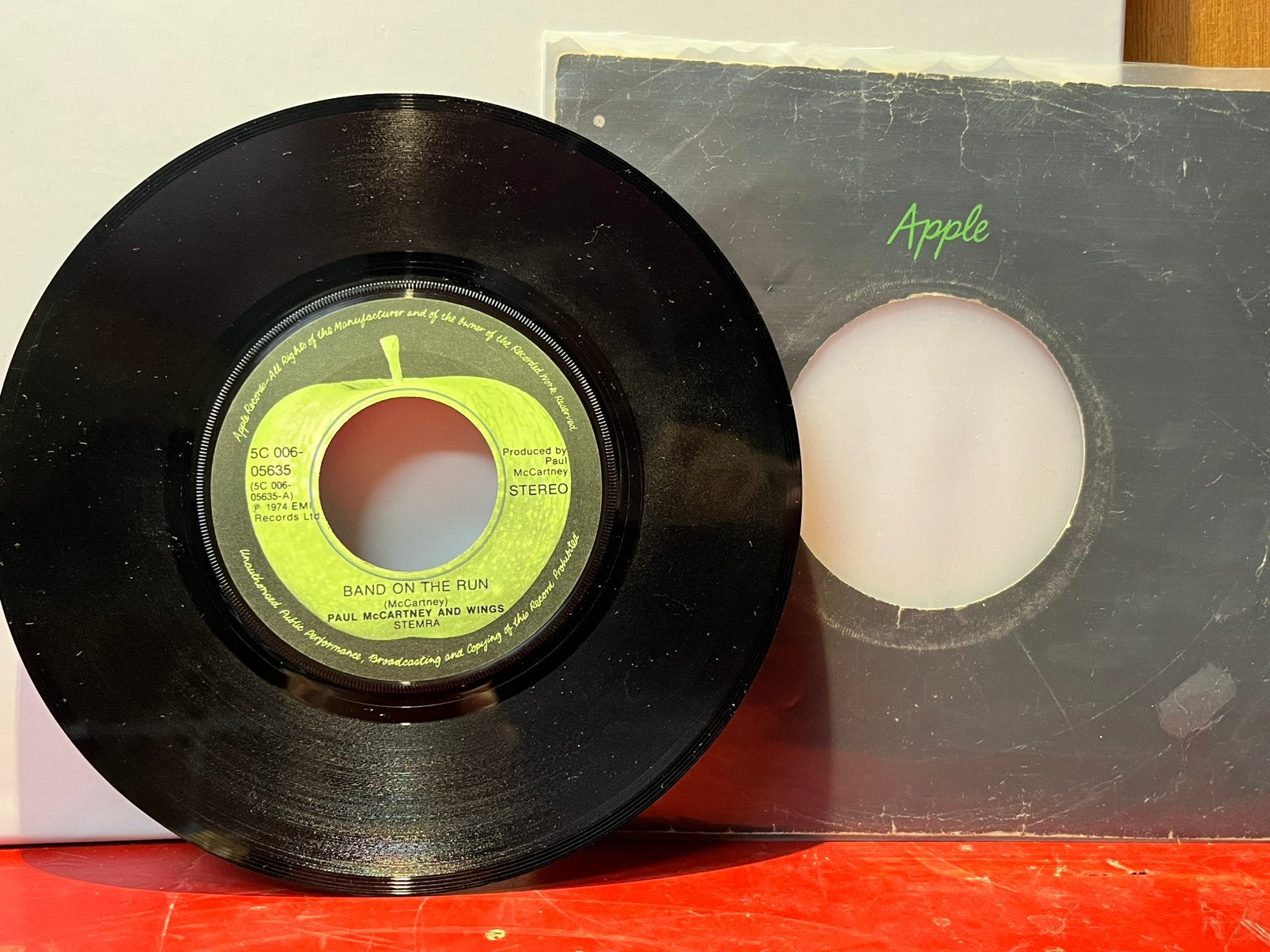 Wings band on the run, Ophalen of Verzenden, Gebruikt, 7 inch, Pop