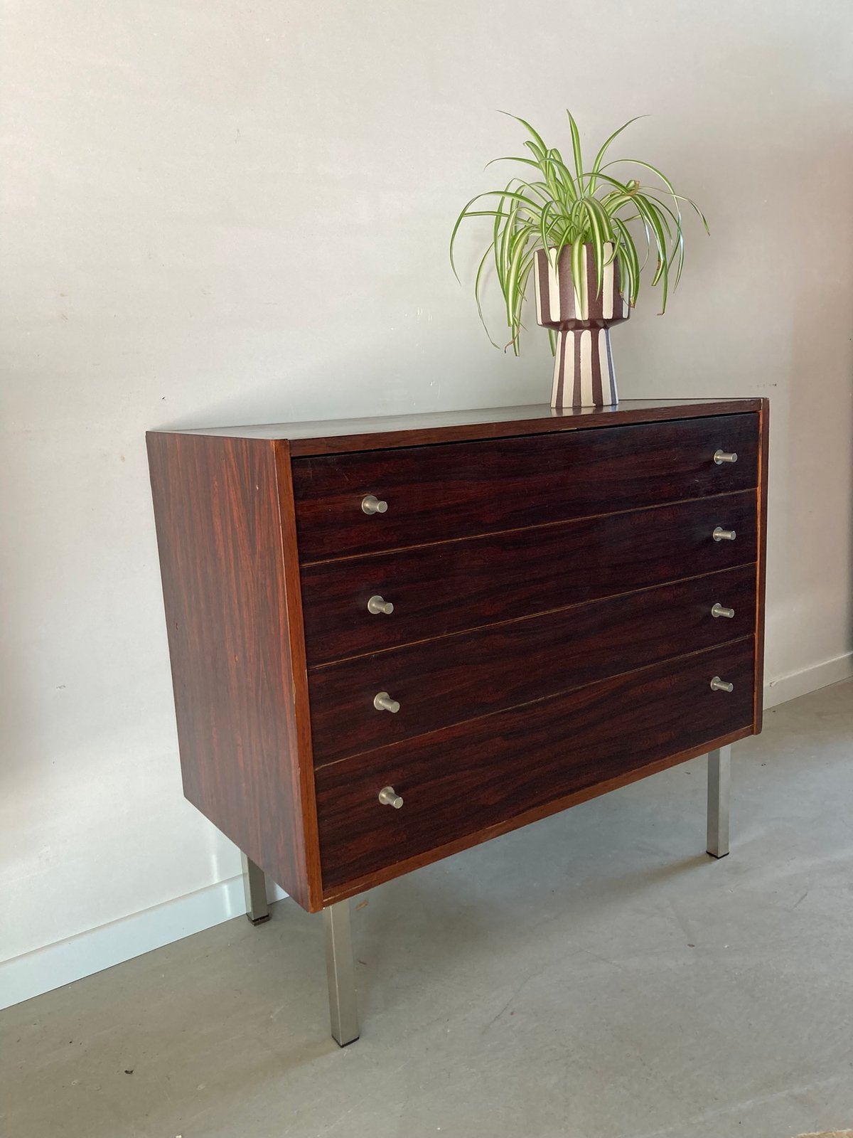 Midcentury vintage teak | palissander ladekastje, Ophalen, Gebruikt, Midcentury vintage retro jaren 60, Teakhout