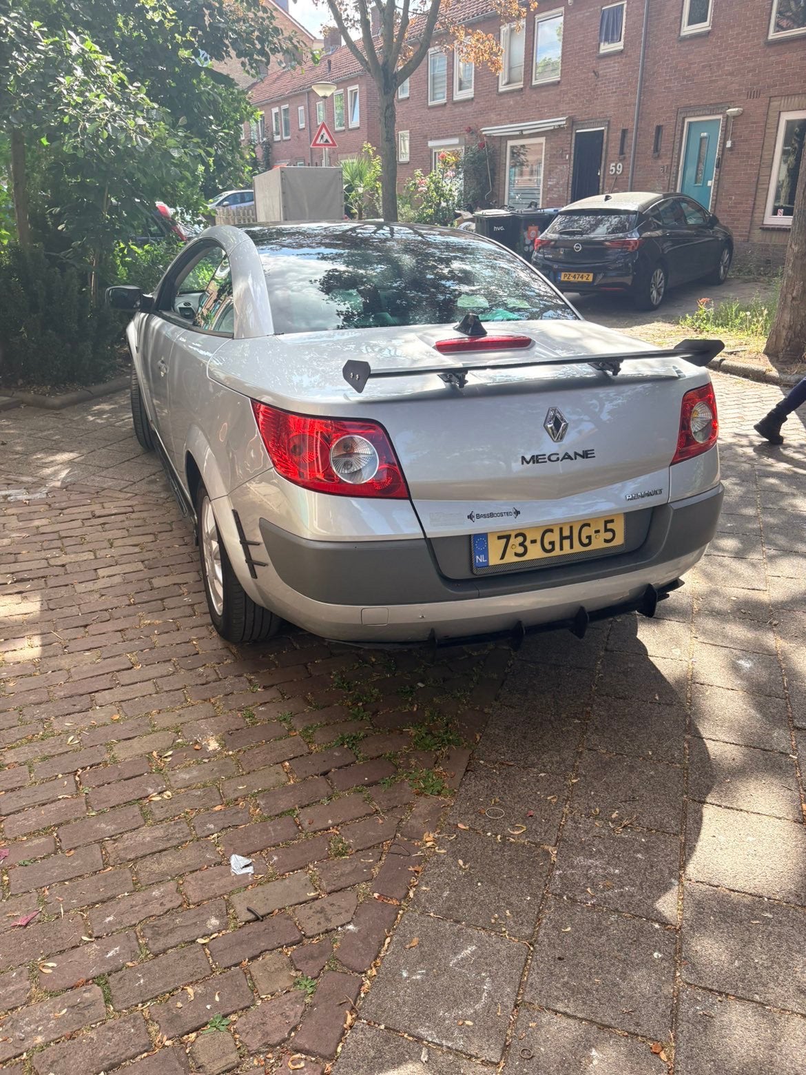Renault Mégane 1.6 16V 82KW Cabrio E4 2008 Grijs, Voorwielaandrijving, Stof, 1295 kg, 4 cilinders